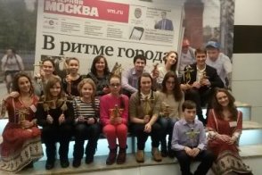 Съемки мастер-класса по созданию кукол из лыка для «Вечерней Москвы»